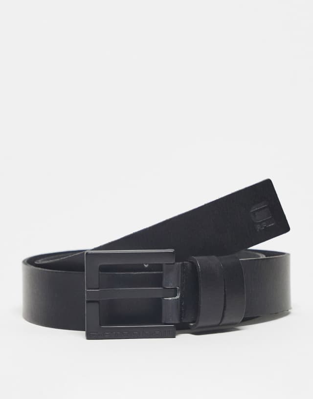 G-Star Duko Leather Belt In Black