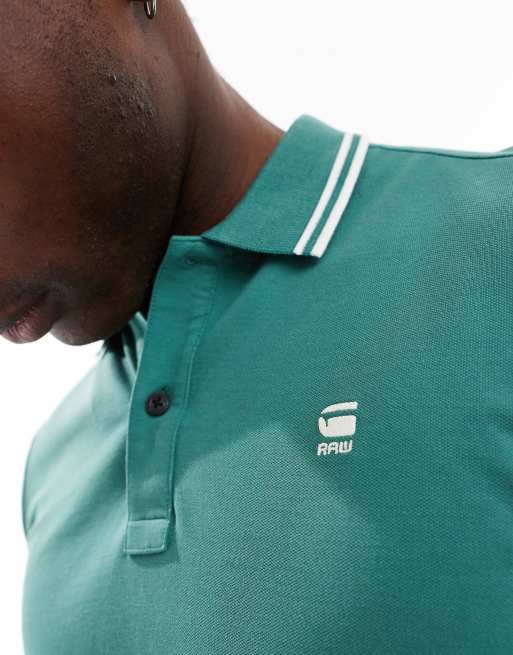 G Star dunda polo shirt in green ASOS