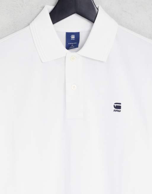 G Star Dunda short sleeve polo in white ASOS