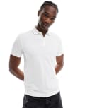 [G-Star] G-Star Dunda slim fit polo shirt in white XS White