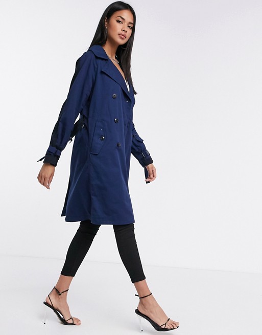 G-Star Duty classic trench coat in imperial blue