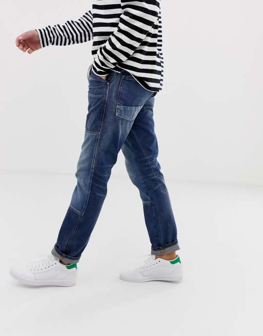G-Star - Faeroes - Rechte jeans met tapered-fit in mid wash, 2 van 4