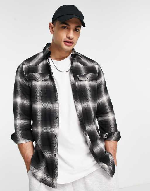 G star flannel hot sale shirt