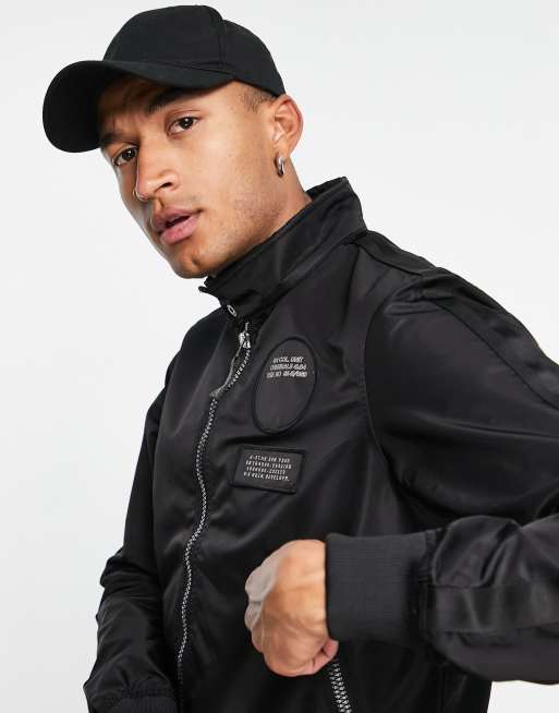 G-Star Harrington jacket in black