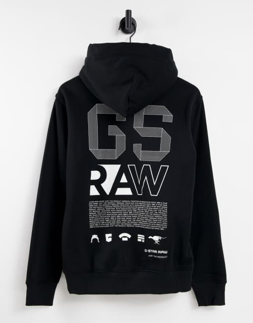 G star hoodie online black