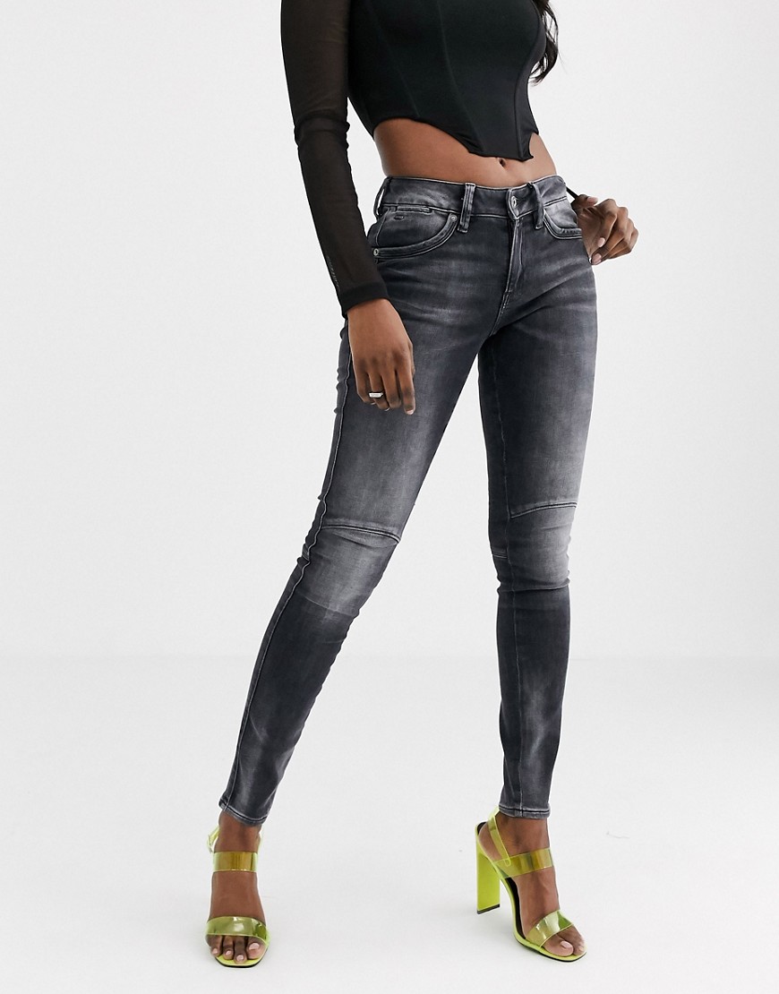 G-Star - Jackpant - Skinny jeans met normale taille-Zwart