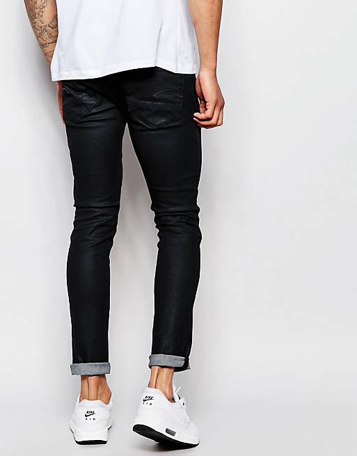 Sport Gang conservatief G-Star Jeans Revend Super Slim Fit 3D Stretch Black | ASOS