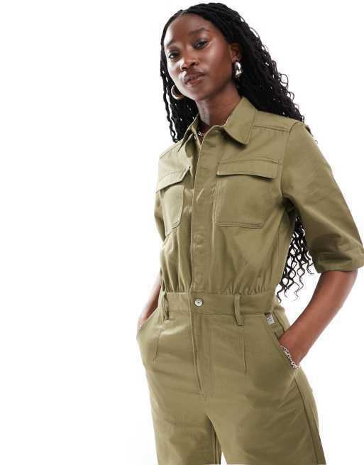 G Star jumpsuit in khaki green ASOS