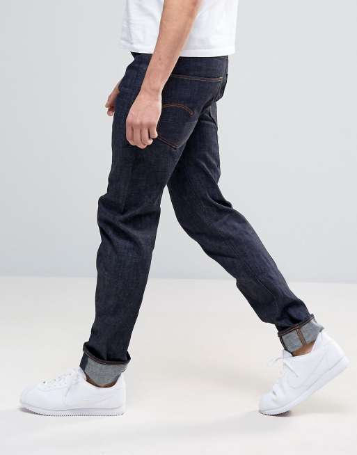 G Star Lanc 3D Tapered Anti Fit Jeans Raw Denim