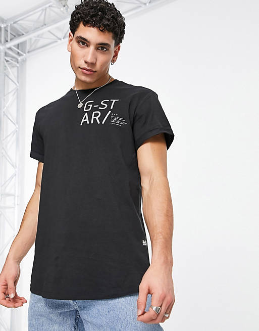 T-Shirts & Vests G-Star lash graphic t-shirt in black 