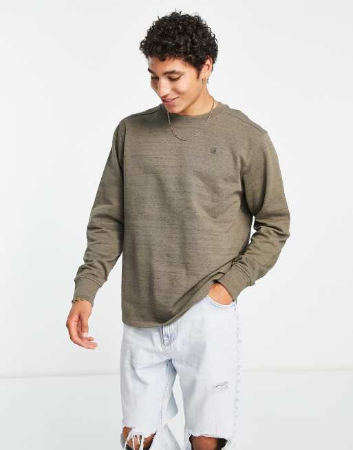 G-Star Lash long sleeve top in brown