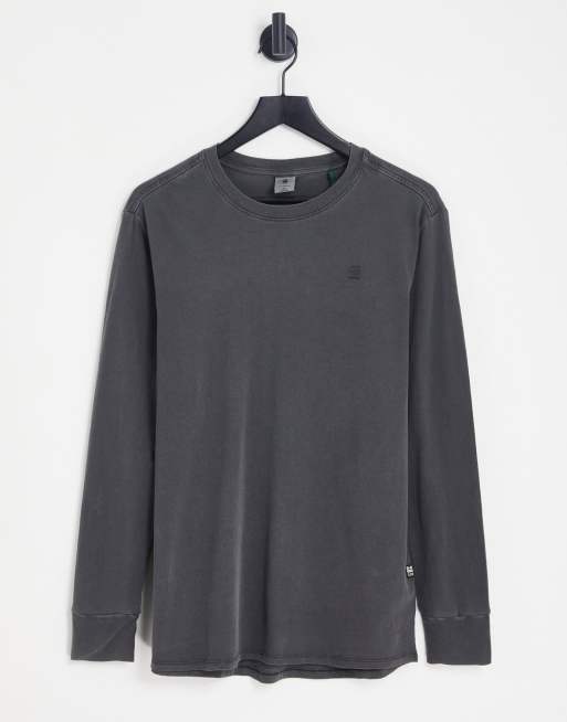 G-Star - Lash - Top met lange mouwen in donkergrijs