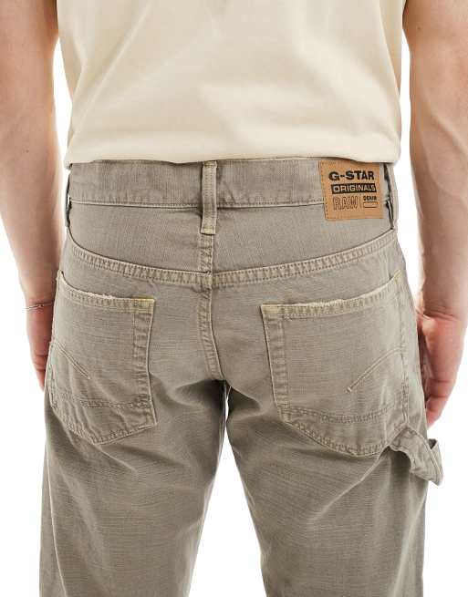 G-Star - Lenney - Jeans bootcut beige, 4 di 5