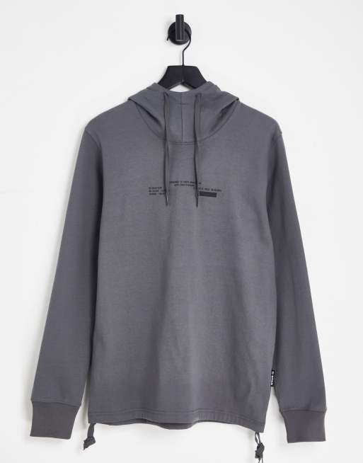 G-Star lightweight hoodie in gray 