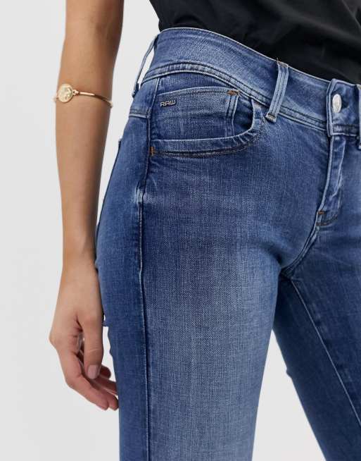 G-Star – Lynn – Hautenge Jeans mit mittelhohem Bund, 3 von 4