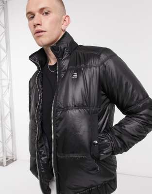 Rejsende blive forkølet I modsætning til G-Star Meefic quilted jacket in black | ASOS