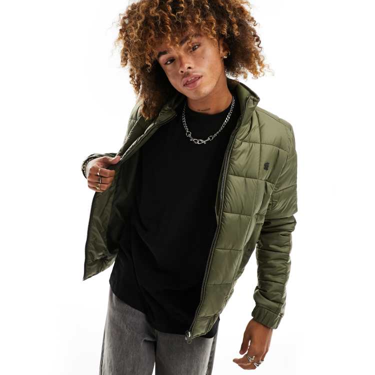 G Star Meefic quilted jacket in olive ASOS