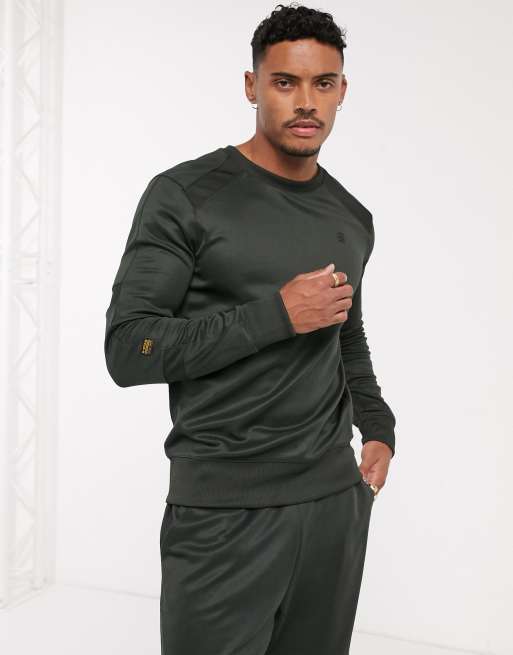 G-Star Motac slim fit sweatshirt in khaki | ASOS