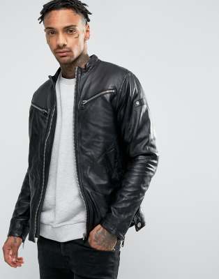 veste cuir g star femme