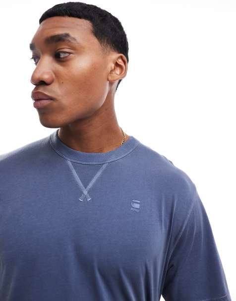 G-Star nifous t-shirt in garment wash blue