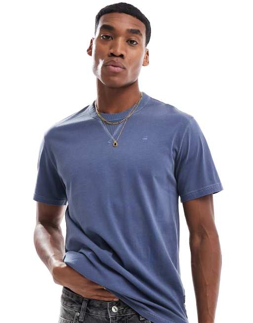 G-Star Nifous t-shirt in garment wash blue ASOS