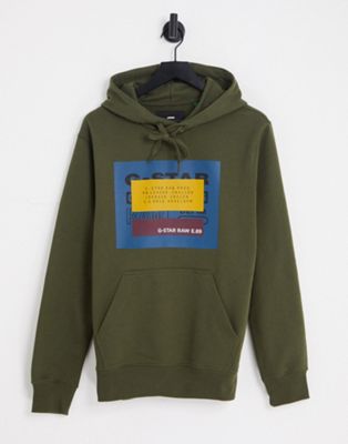 G-Star Originals hoodie in khaki