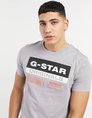g star originals raw denim t shirt
