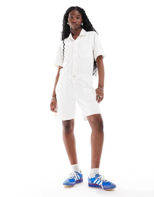 Short jumpsuit with sneakers on sale