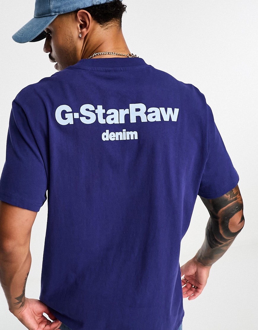 G-Star photographer loose fit t-shirt in blue-Navy