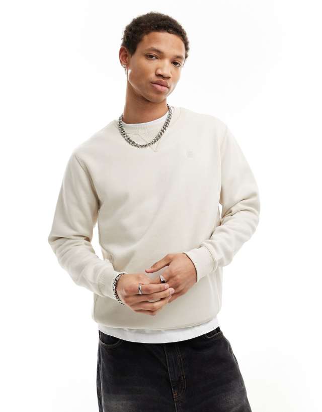 G-Star - premium core sweatshirt in off white