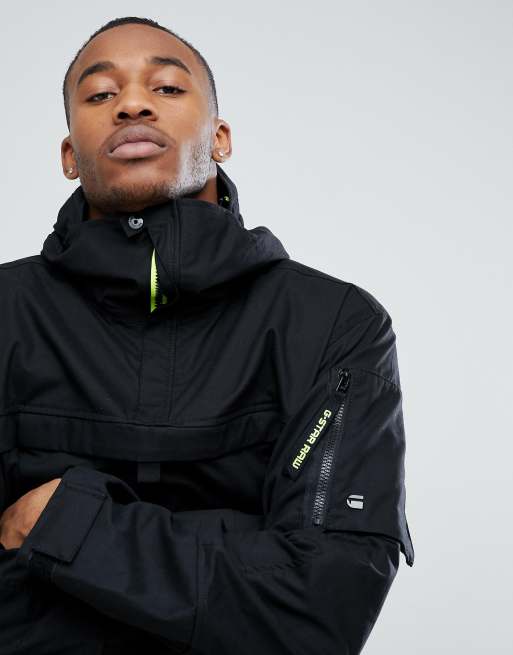 G Star Rackam Anorak med stor neonlogga