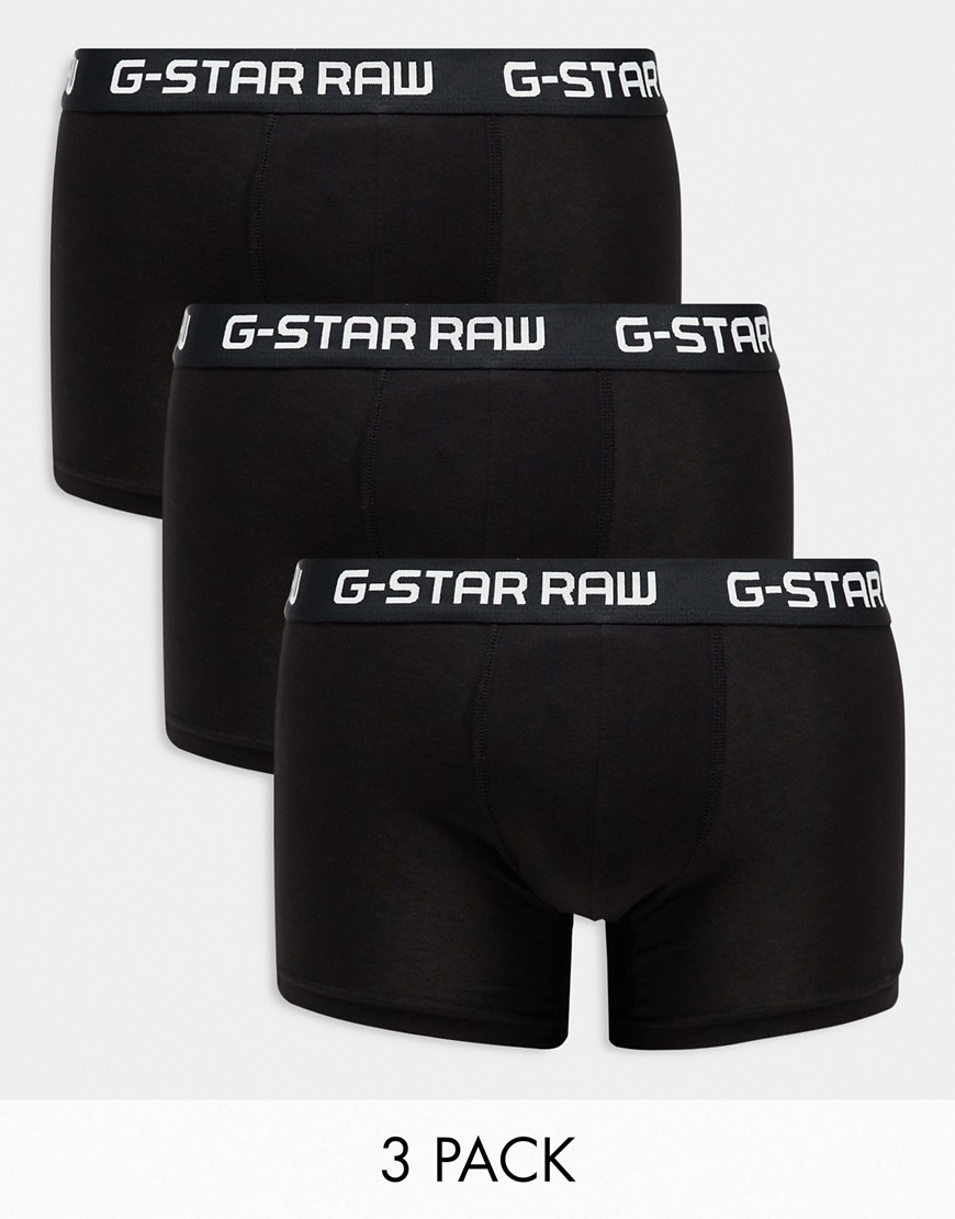 G-star raw 3 pack boxers in black
