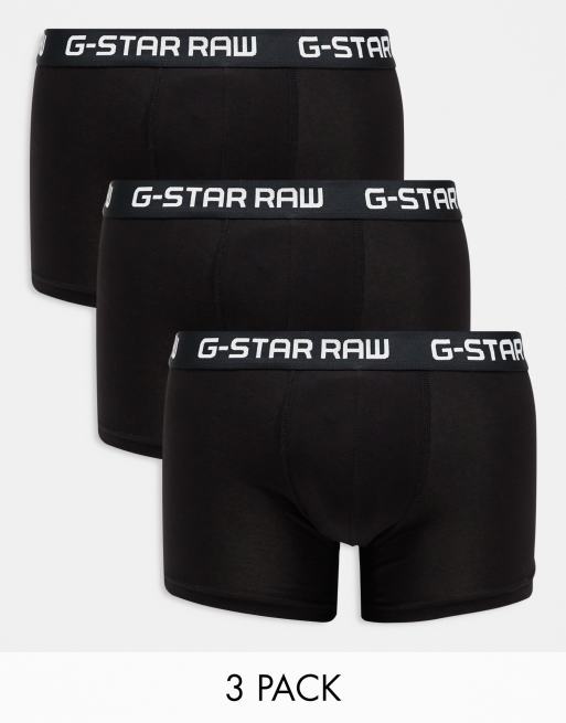 G star raw 3 pack boxers in black