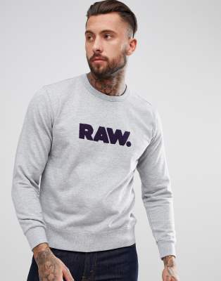 G Star Raw Applique Sweatshirt Asos