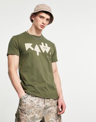 G-Star RAW arrow t-shirt in khaki