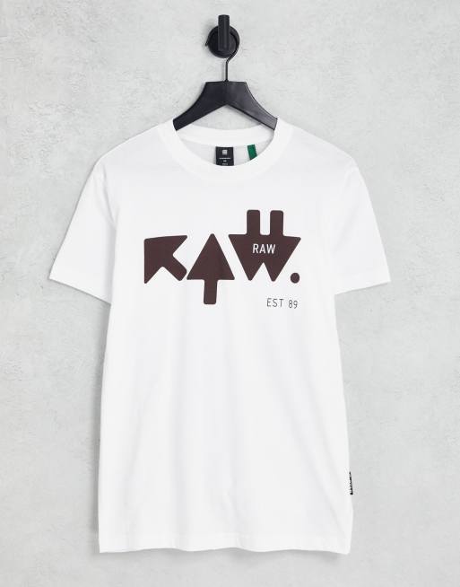 g star raw white shirt