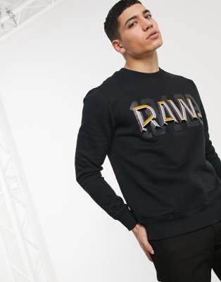 G-Star raw dot sweat in black