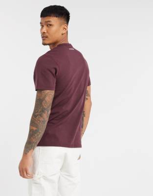 burgundy g star shirt