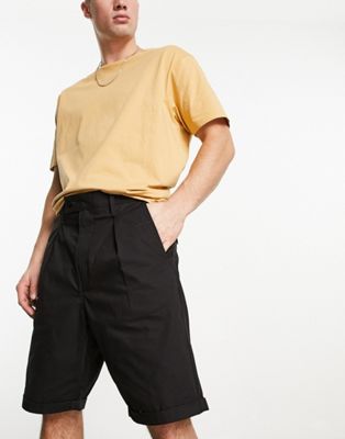 G-Star relaxed fit worker chino shorts in black