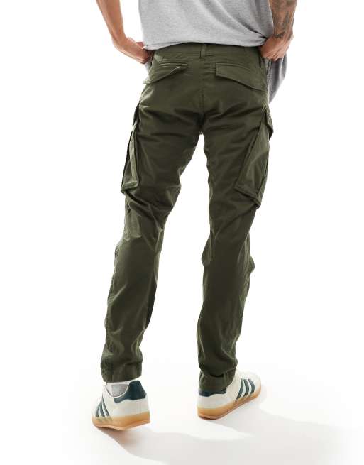G-star rovic 3D regular tapered cargo trousers in khaki green ASOS