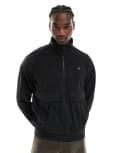 [G-Star] G-Star Rovic oversized half zip sweatshirt with cargo pockets in black XL Black