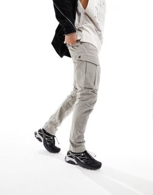 G-Star rovic zip 3D tapered cargo trouser in beige  - ASOS Price Checker