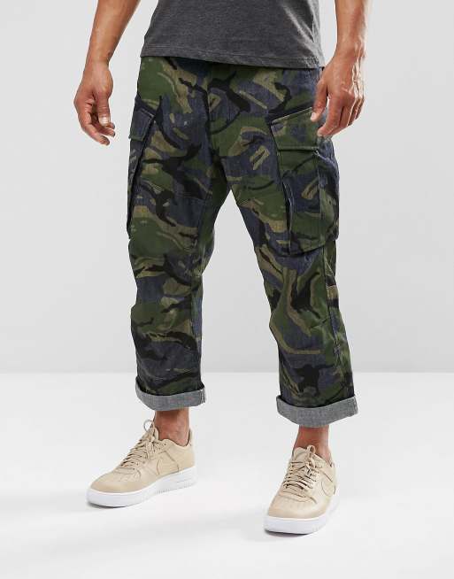 G-Star - Rovic - Pantaloni larghi a 7/8 con stampa mimetica, 4 di 4