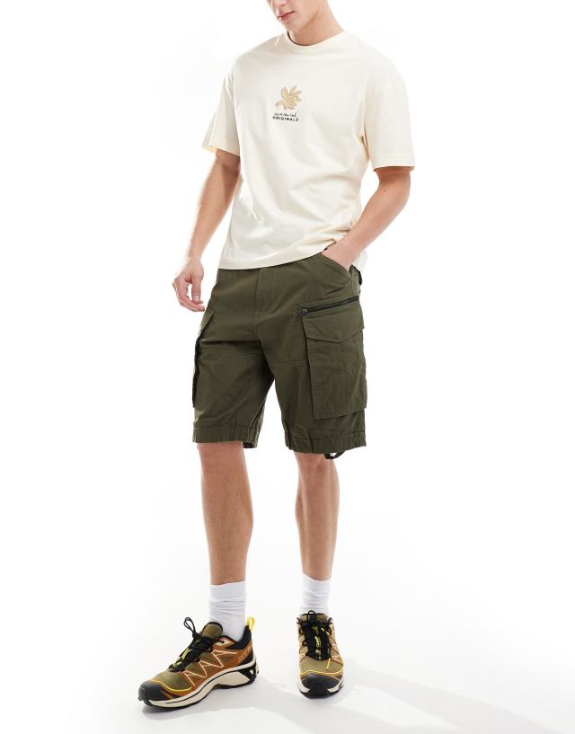 G-Star - rovic relaxed cargo shorts in khaki green