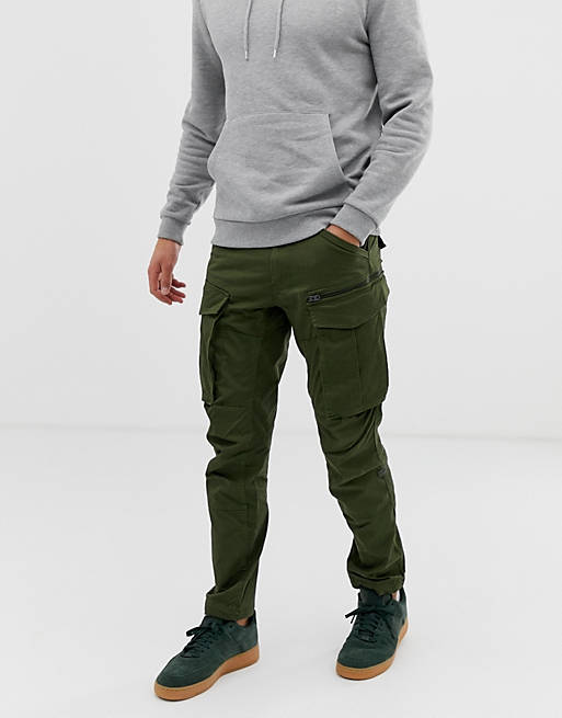 G-Star Rovic straight tapered cargo trousers in khaki