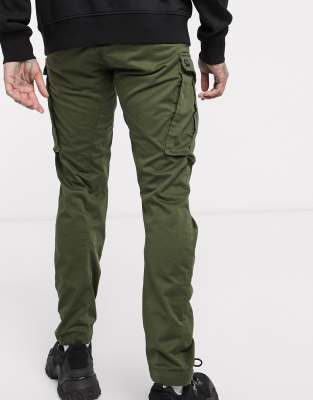 cargo 3d straight tapered pants