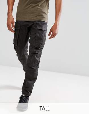 g star cargo pants black