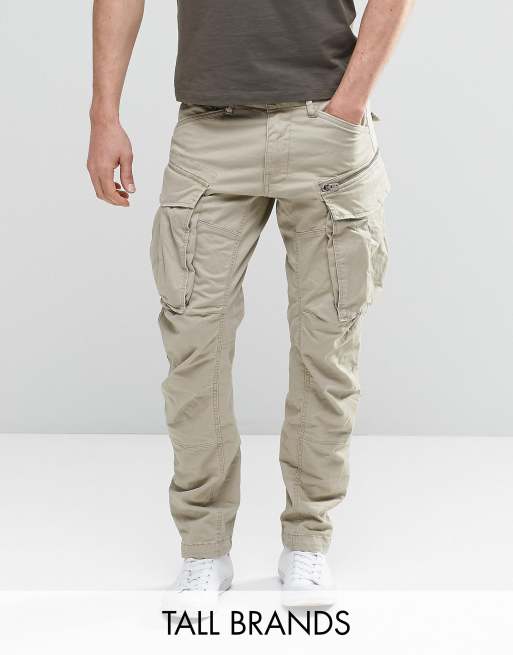 G-Star Rovic Zip Cargo Pants 3D Tapered in stone | ASOS