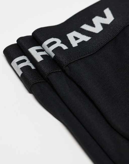 G-Star - Set van 3 boxershorts in zwart, 2 van 3