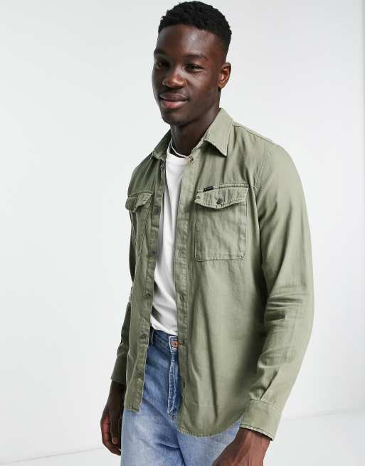 G-Star shirt in khaki | ASOS